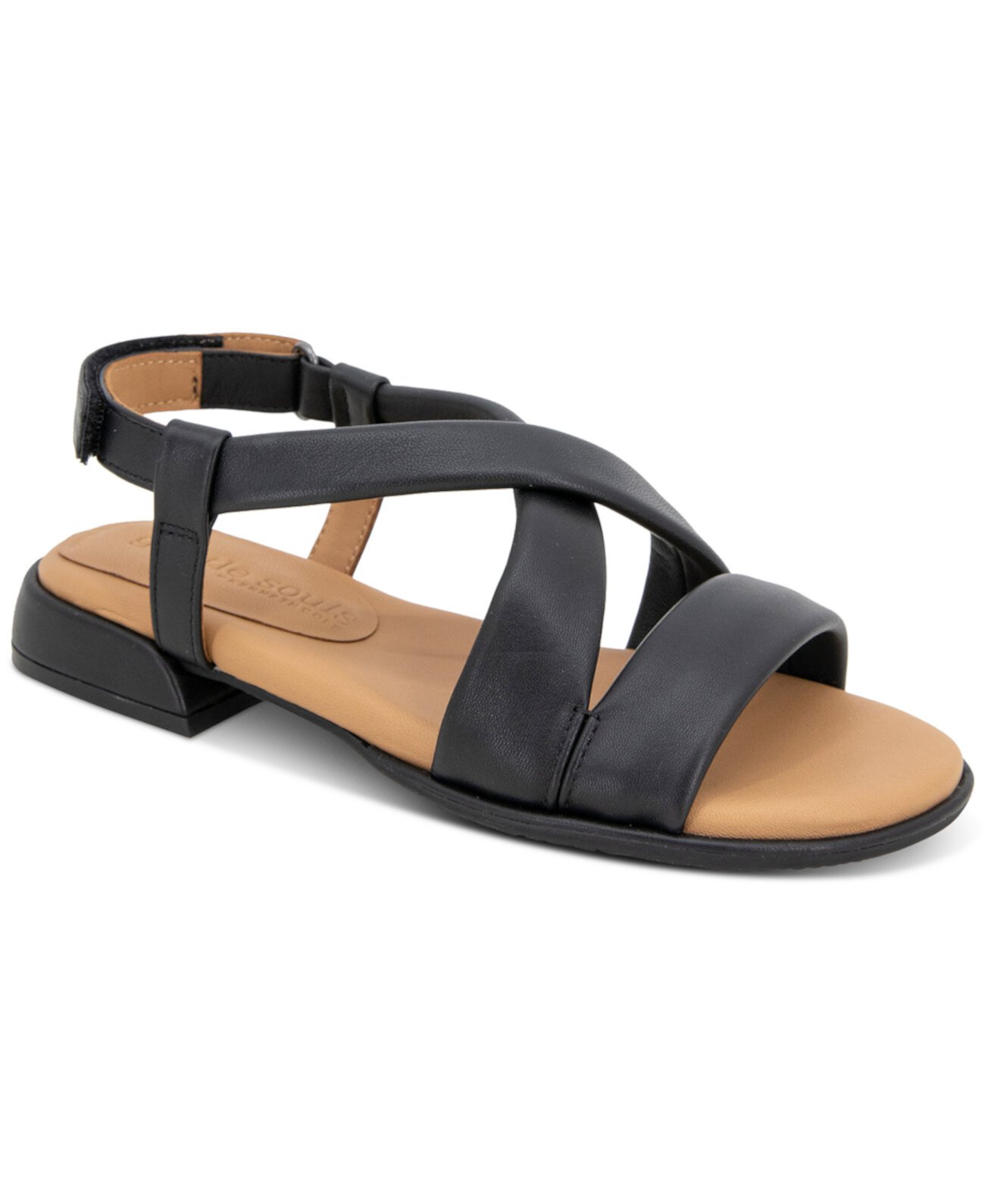 Women's Heather Crisscross Flat Sandals Gentle Souls by Kenneth Cole