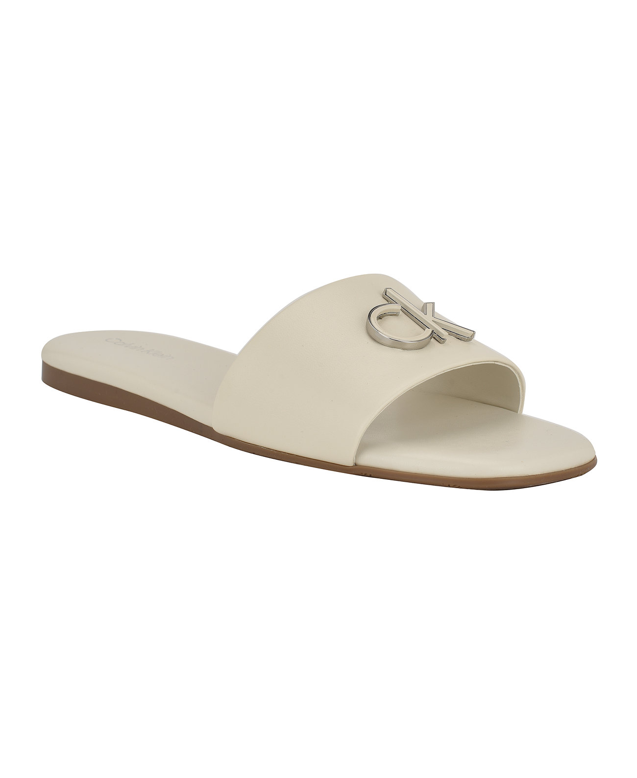 Women's Yancie Slip-On Flat Casual Sandals Calvin Klein