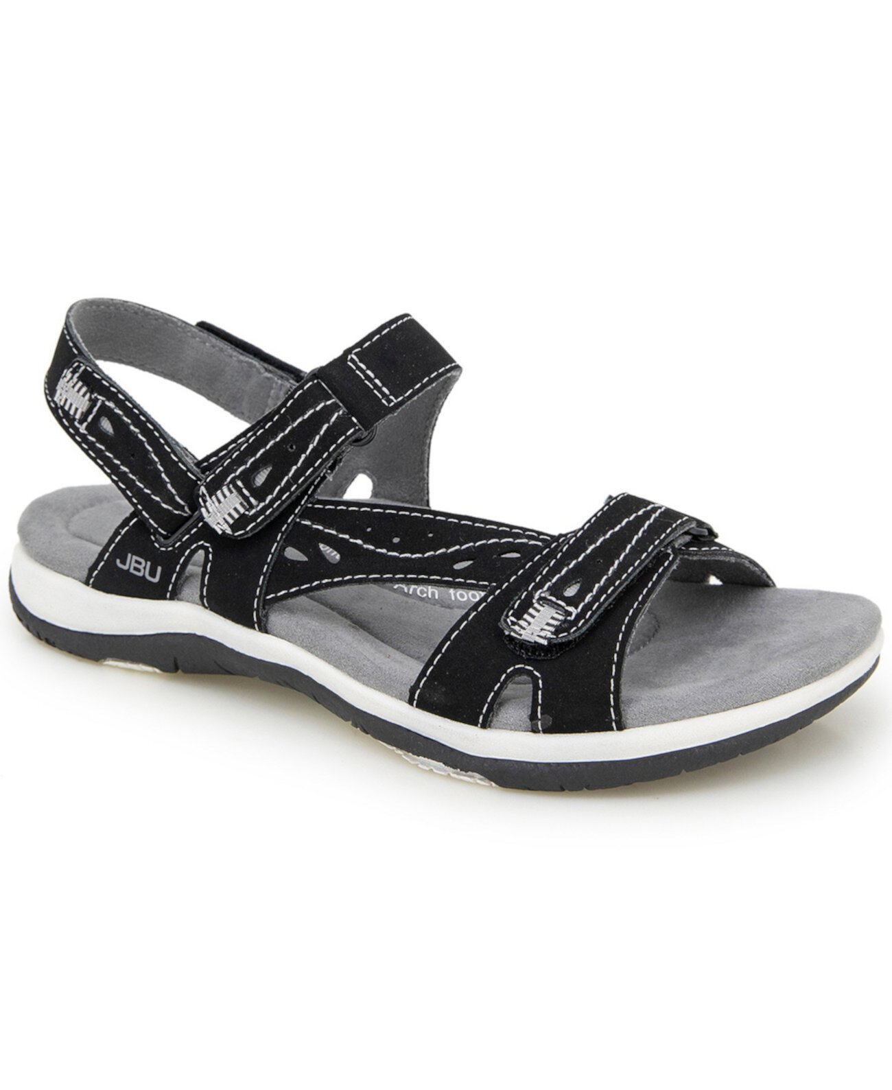 Women's Stephie Wide Flat Sandal Jbu