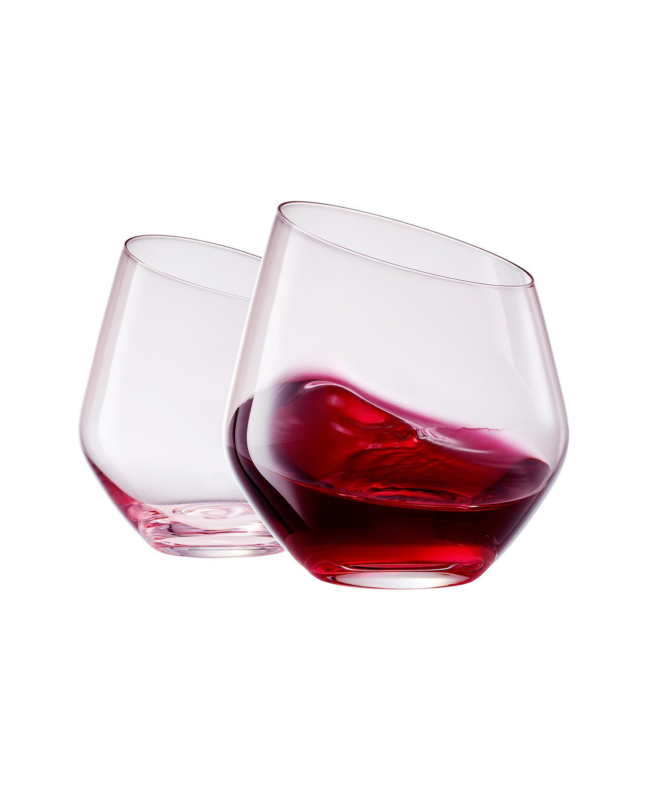 Khen Pink Wine Glasses, Set of 2 The Wine Savant