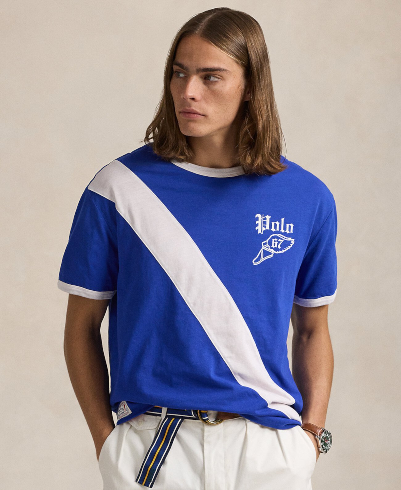 Men's Classic-Fit Reversible Jersey T-Shirt Polo Ralph Lauren