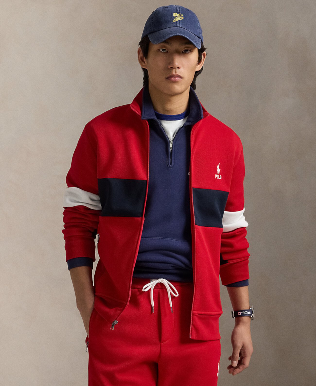 Men's Double-Knit Track Jacket Polo Ralph Lauren