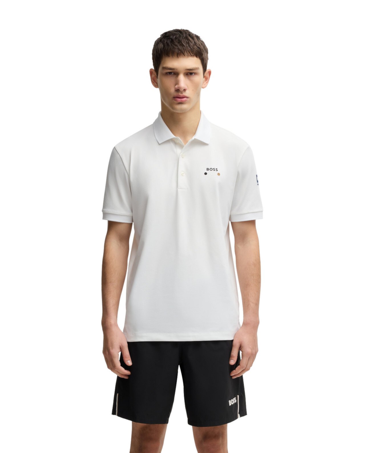 Men's Paddy Stretch-Pique Regular-Fit Polo Boss