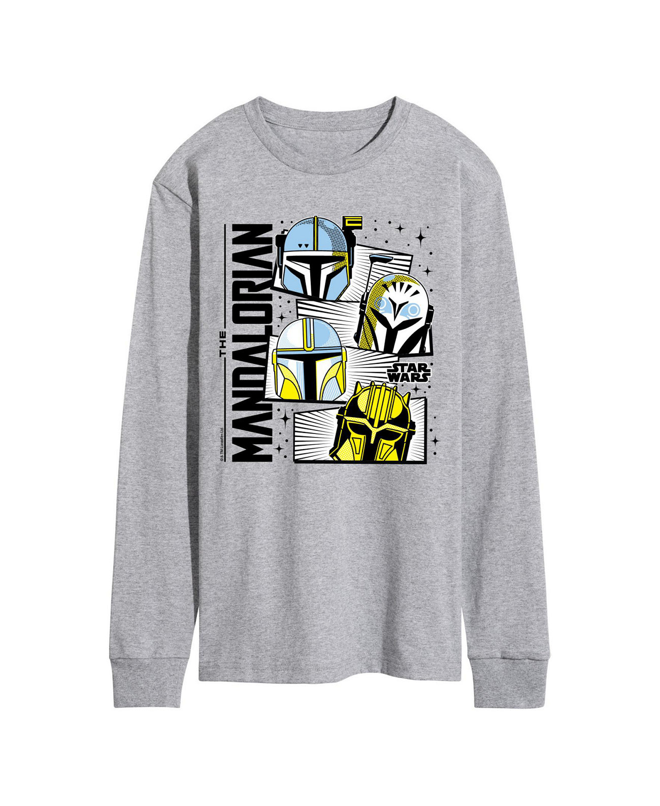 Men's The Mandalorian Long Sleeve T-Shirt Airwaves