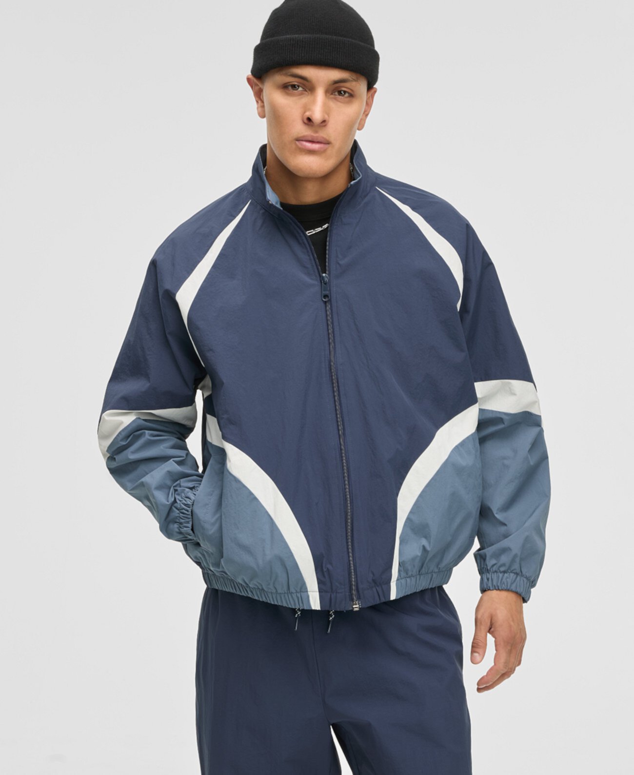 Men's Colorblocked Ripstop Track Jacket, Exclusively at Macy's Mode of One