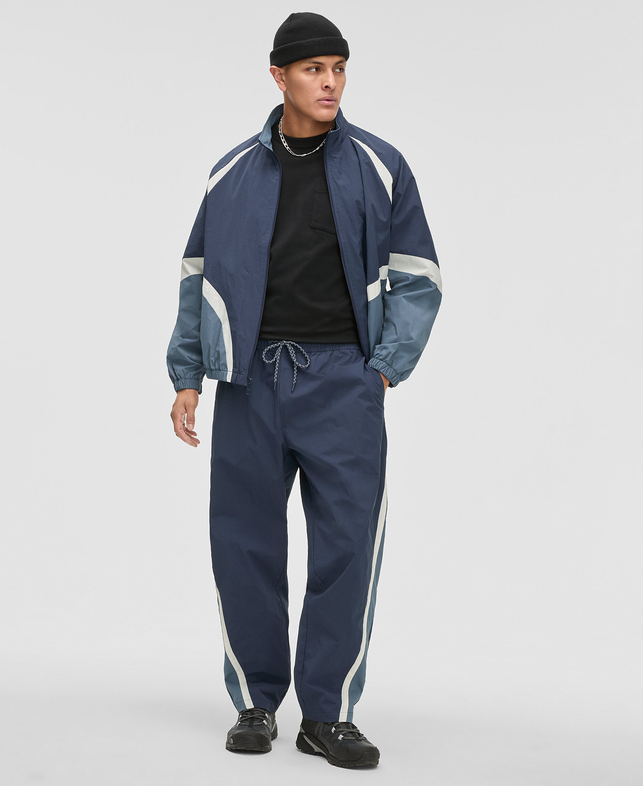 Men's Side-Stripe Ripstop Track Pants, Exclusively at Macy's Mode of One