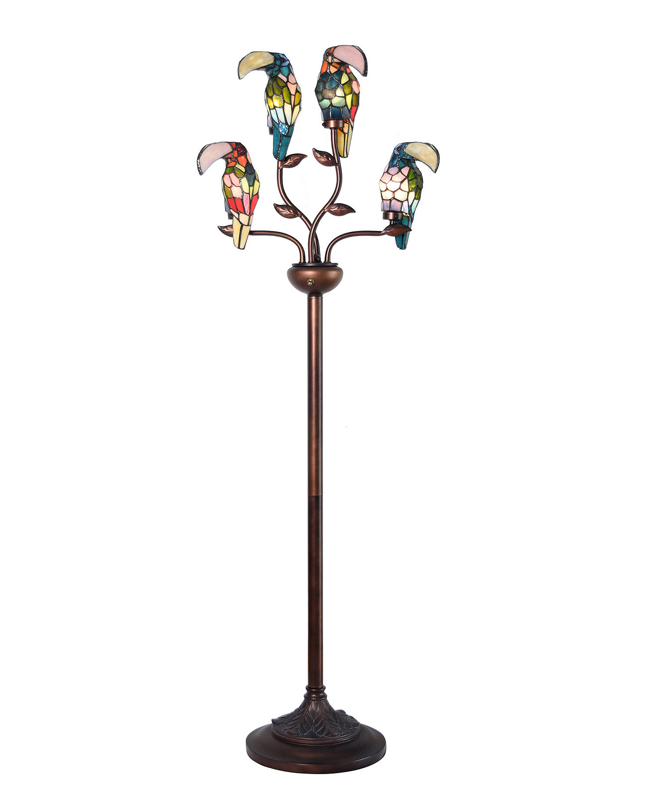 Toucans Floor Lamp Dale Tiffany