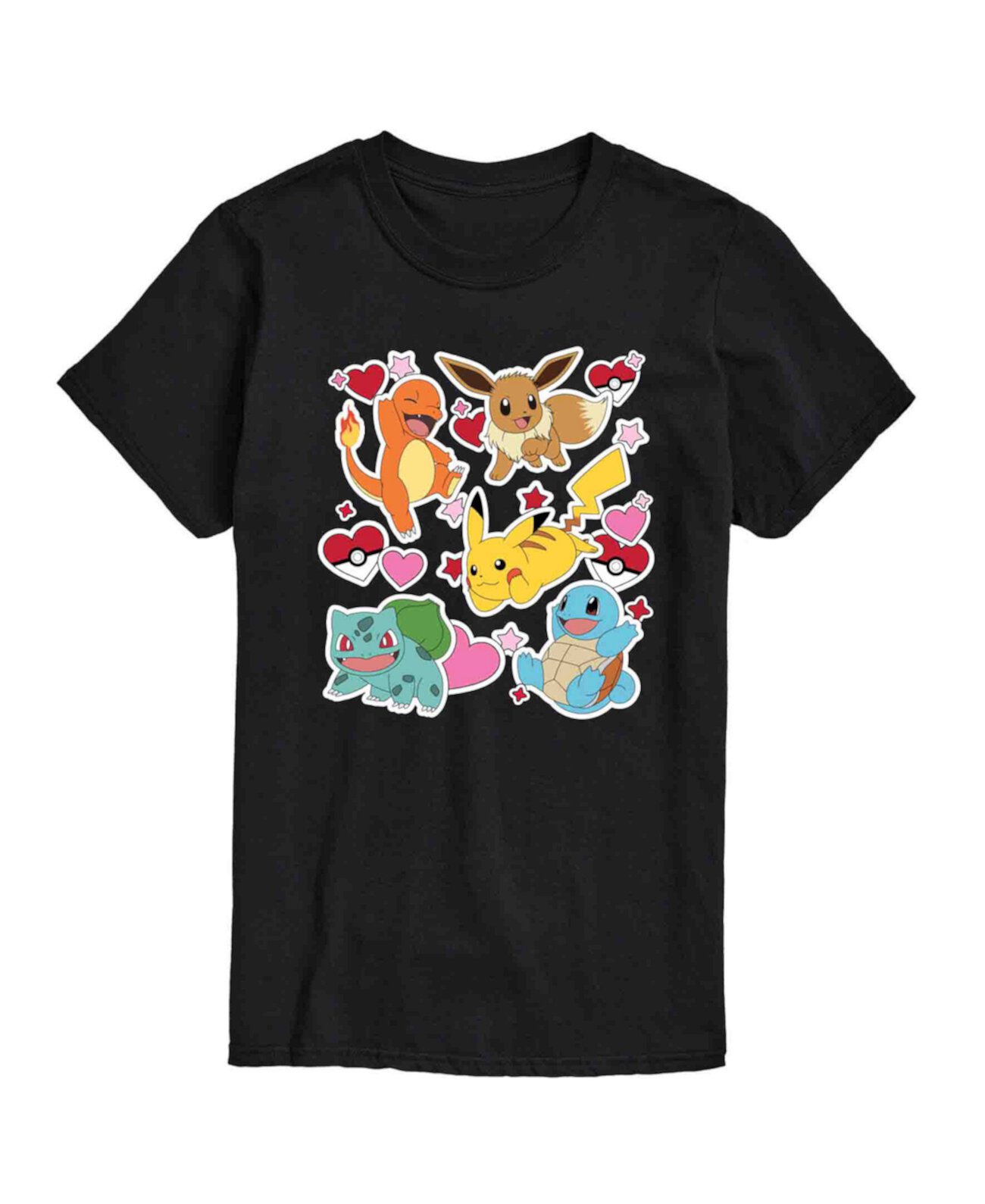 Men's Pokemon Valentine's Day Short Sleeve T-Shirt Airwaves