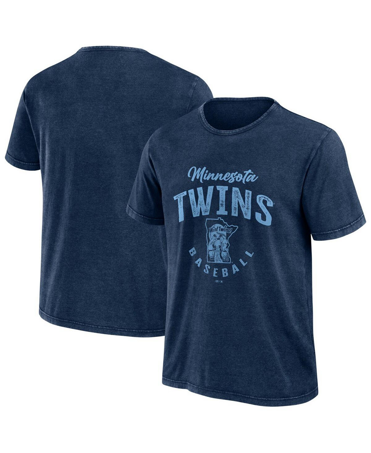 Мужская винтажная футболка с коротким рукавом Minnesota Twins Cooperstown Collection от Fanatics Fanatics