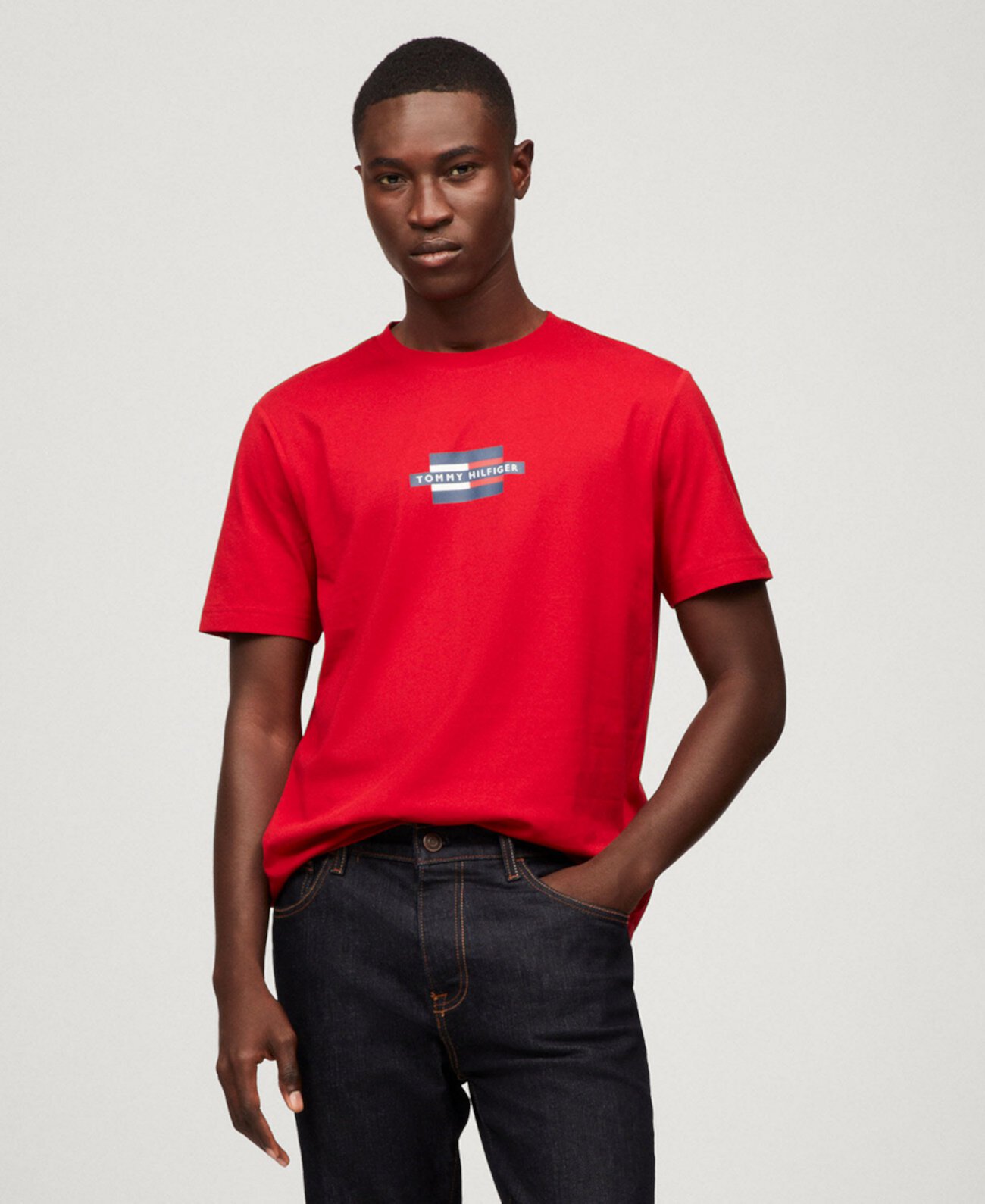 Men's Flag Logo Box T-Shirt Tommy Hilfiger