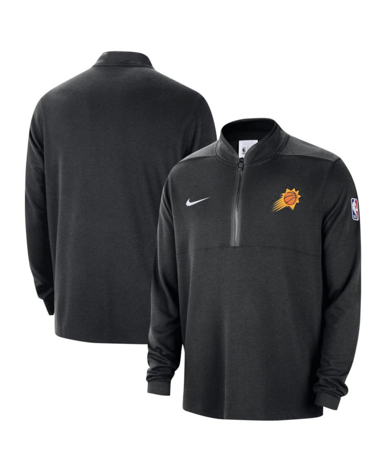 Мужской черный лонгслив Phoenix Suns 2024/25 с круглым вырезом и Dri-FIT от Nike Nike