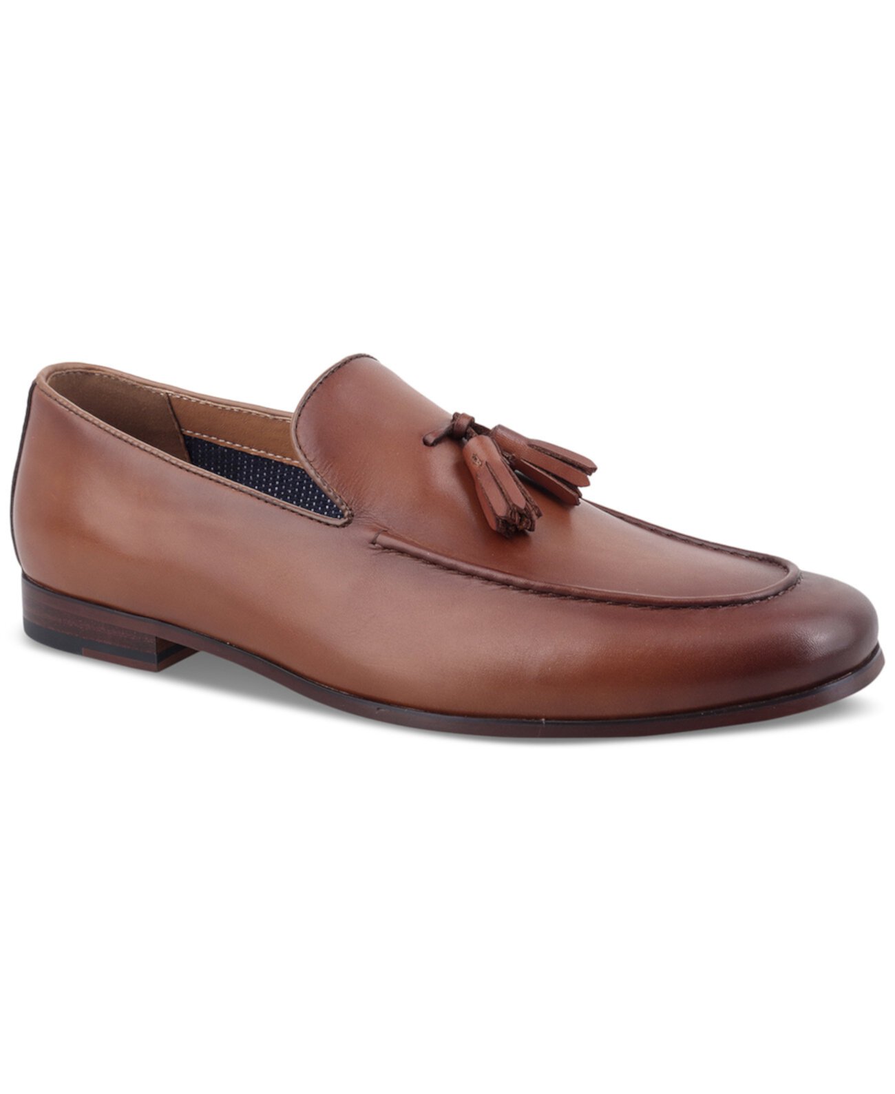 Men's Benjiee Leather Slip-On Tassel Loafers, Exclusively at Macy's Bar III