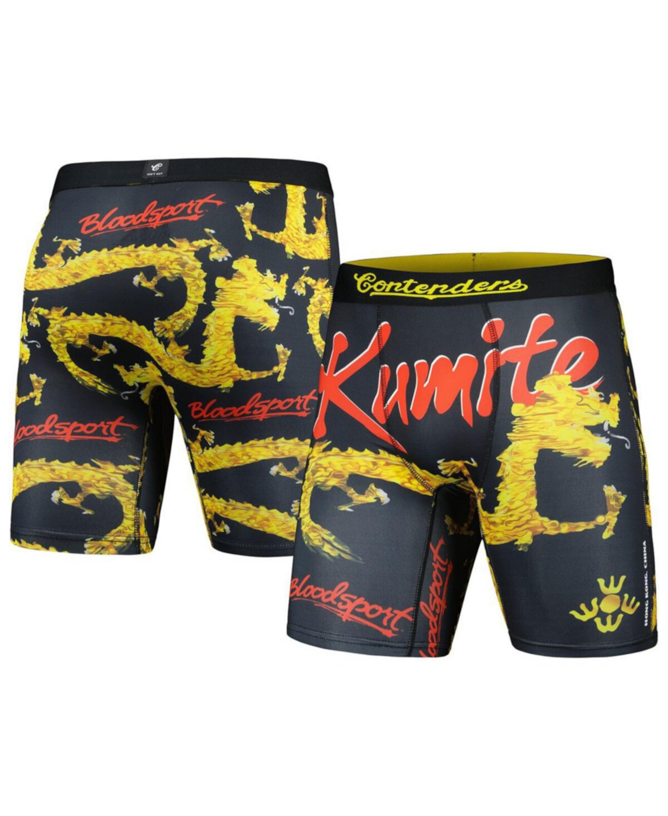 Men's Black Bloodsport Kumite Boxer Briefs Contenders Clothing