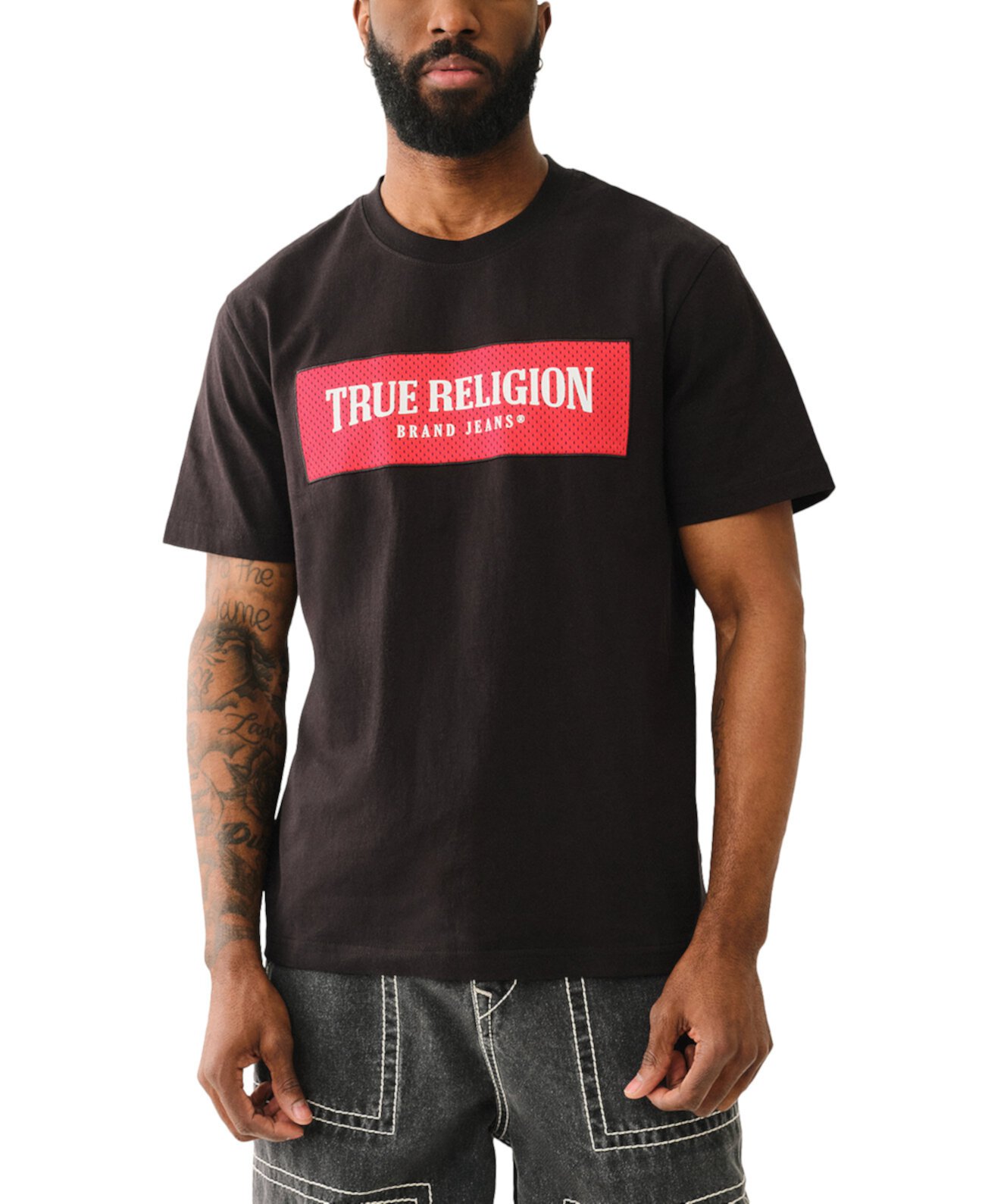 Men's Box Logo T-Shirt True Religion