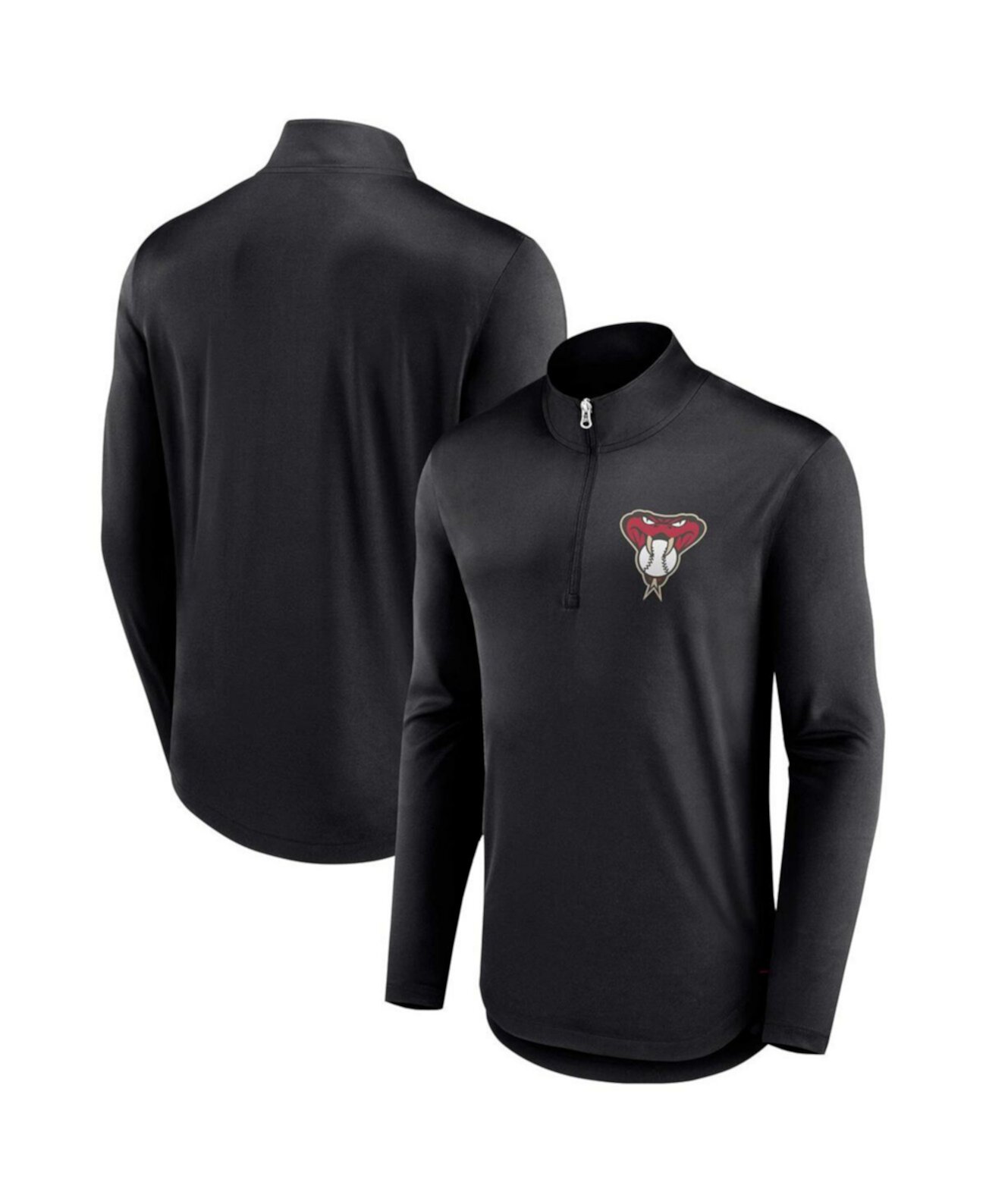 Men's Black Arizona Diamondbacks Tough Minded Quarter-Zip Jacket Fanatics