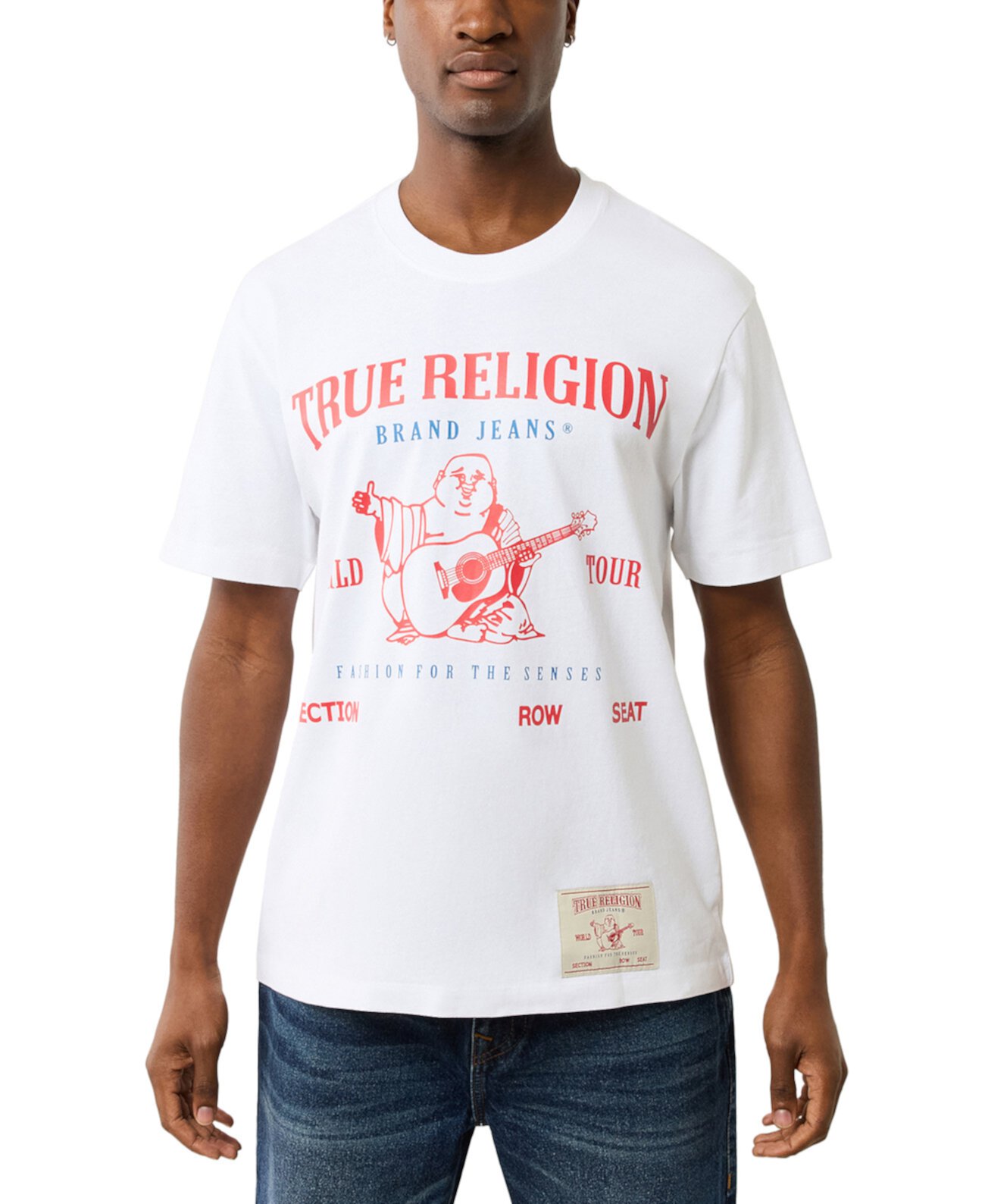 Men's World Tour Logo Graphic T-Shirt True Religion