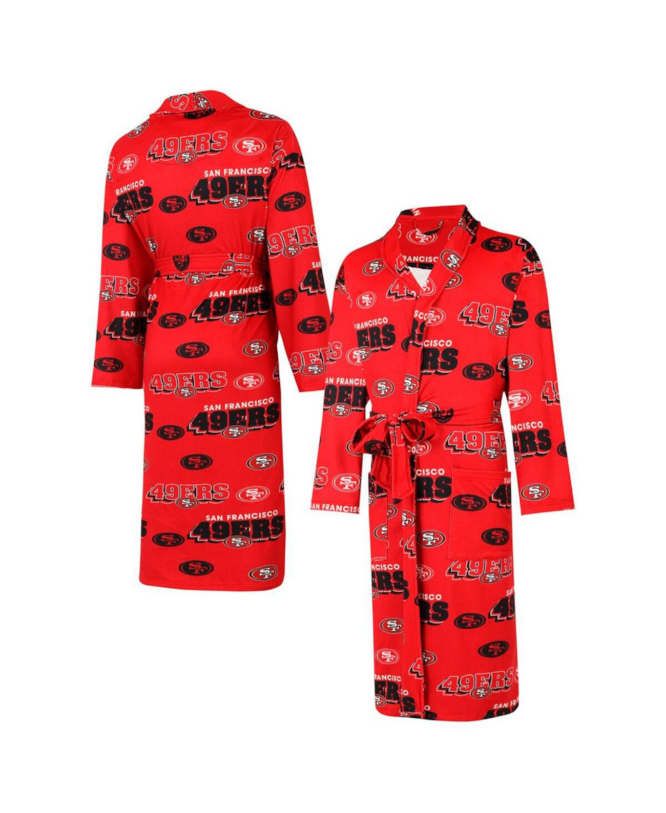 Men's San Francisco 49ers Roadway Microfleece Robe Concepts Sport