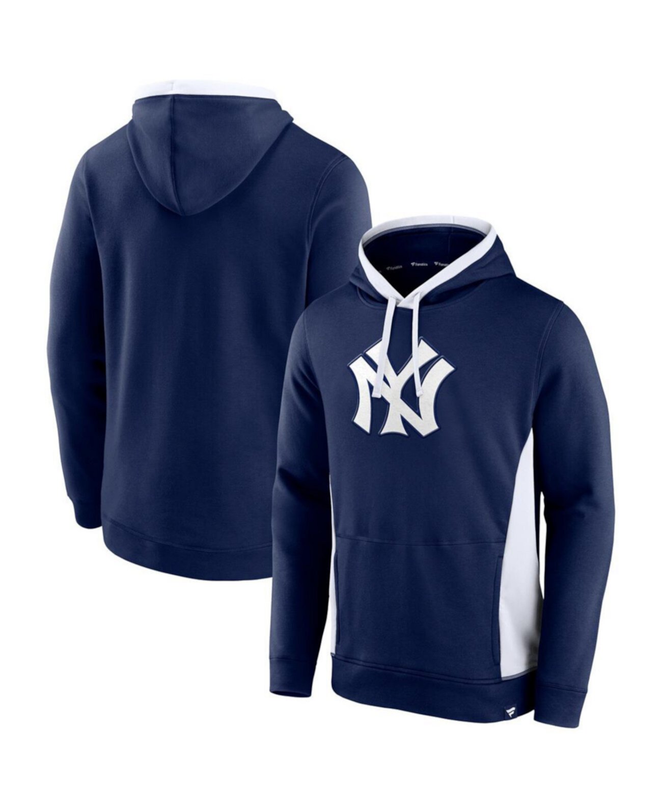 Men's Navy New York Yankees True Classics Fanarama Pullover Hoodie Fanatics