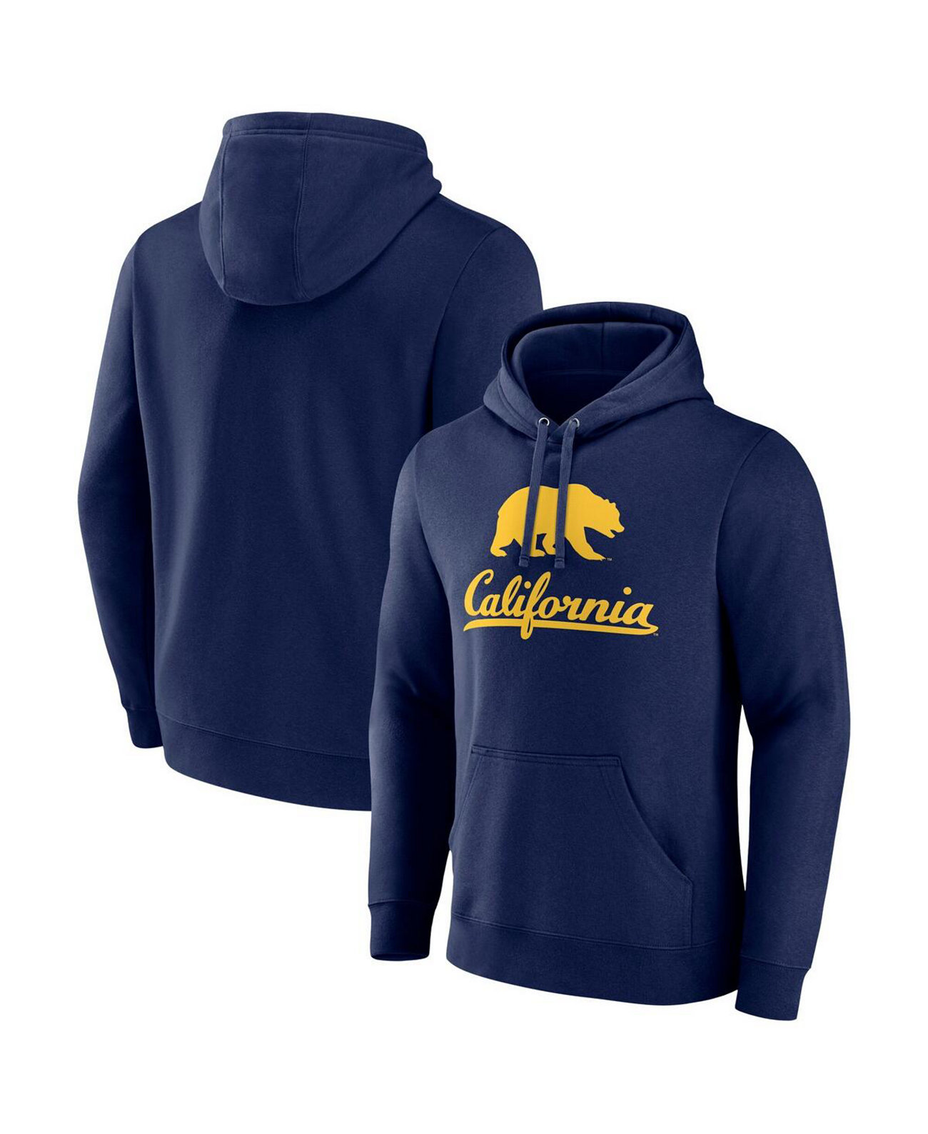 Men's Navy Cal Bears Team Lockup Pullover Hoodie Fanatics