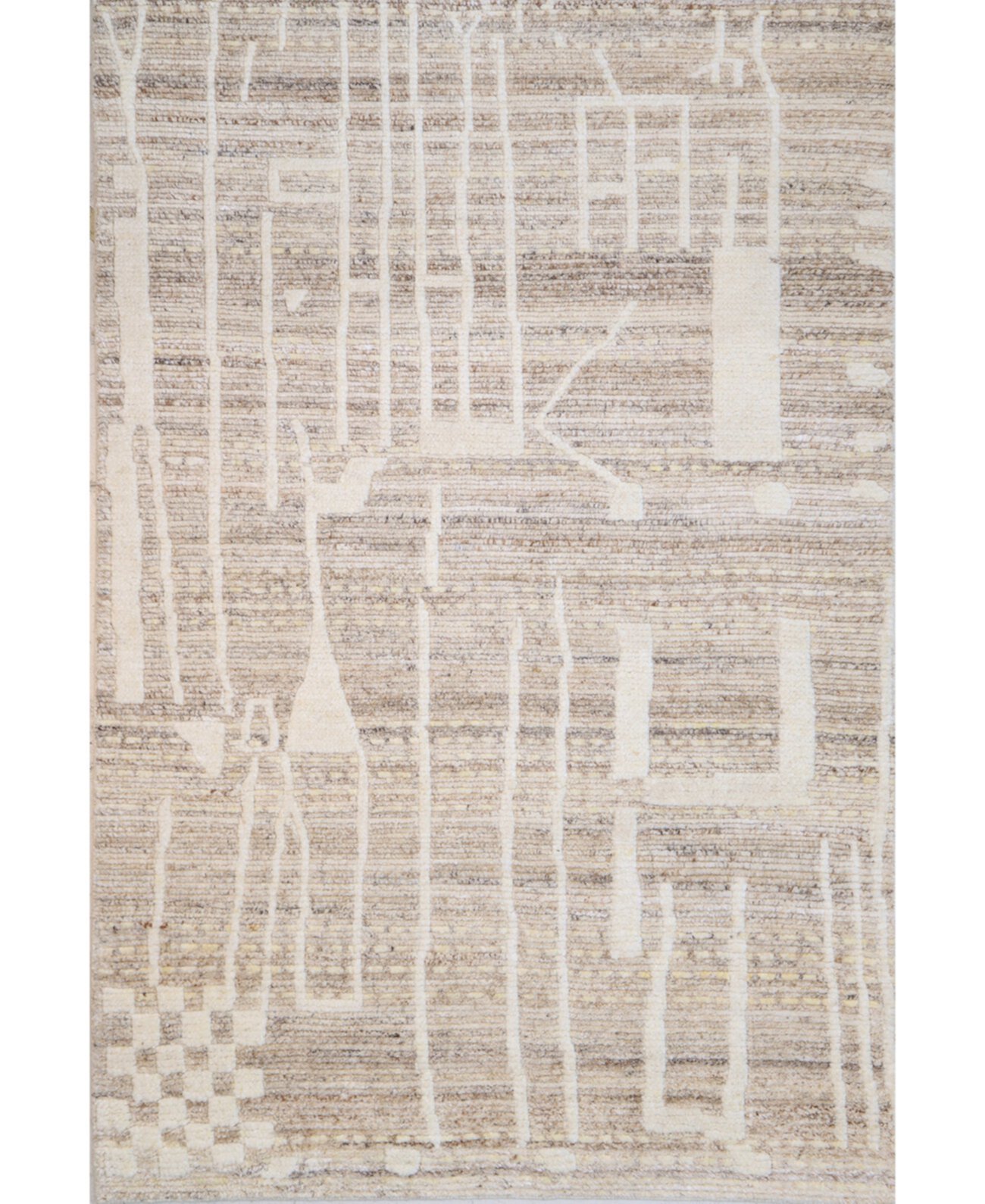 Natural Wool NWL27 5' x 7'6" Area Rug BB Rugs