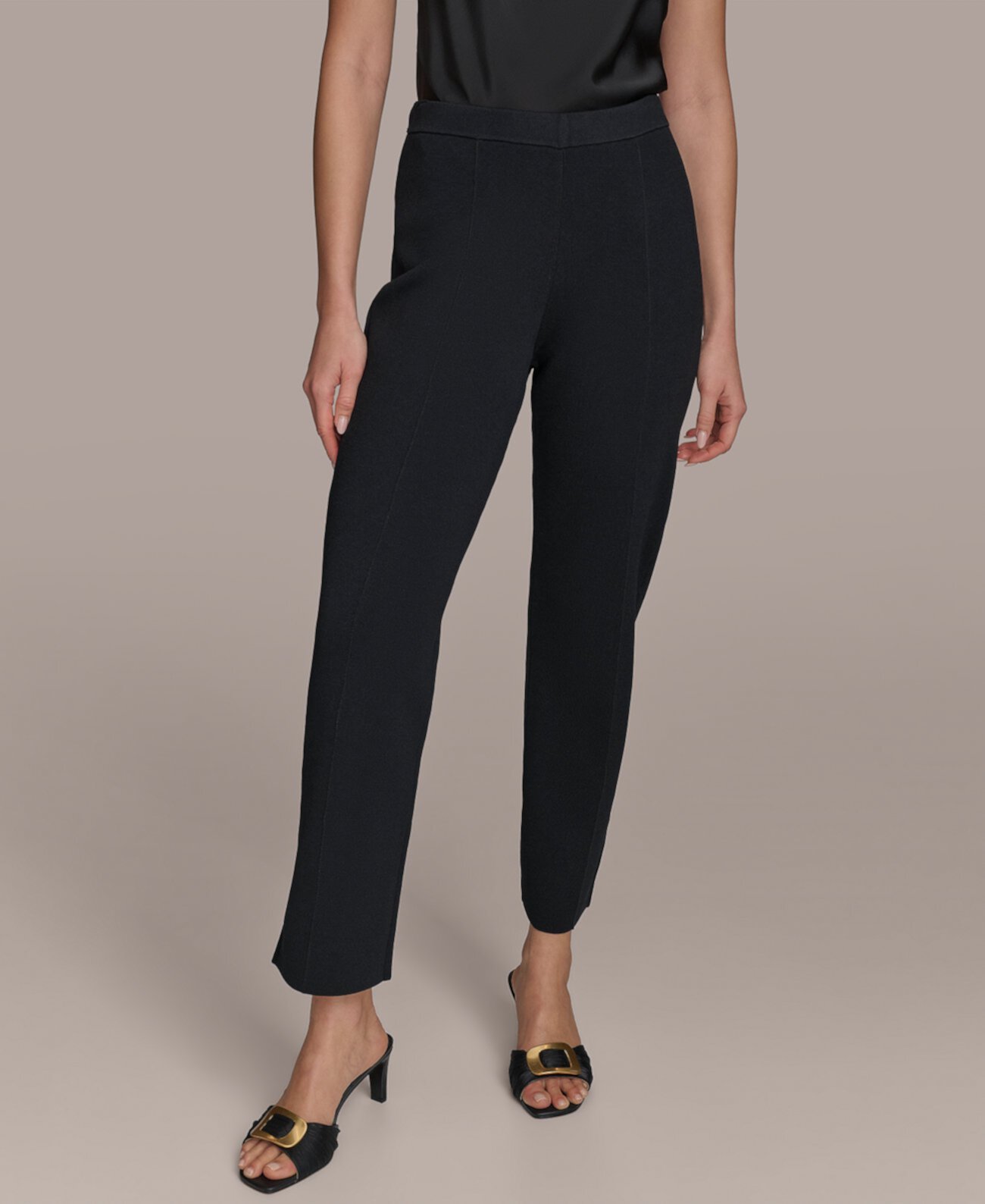 Women's Pull-On Straight-Leg Pants Donna Karan New York