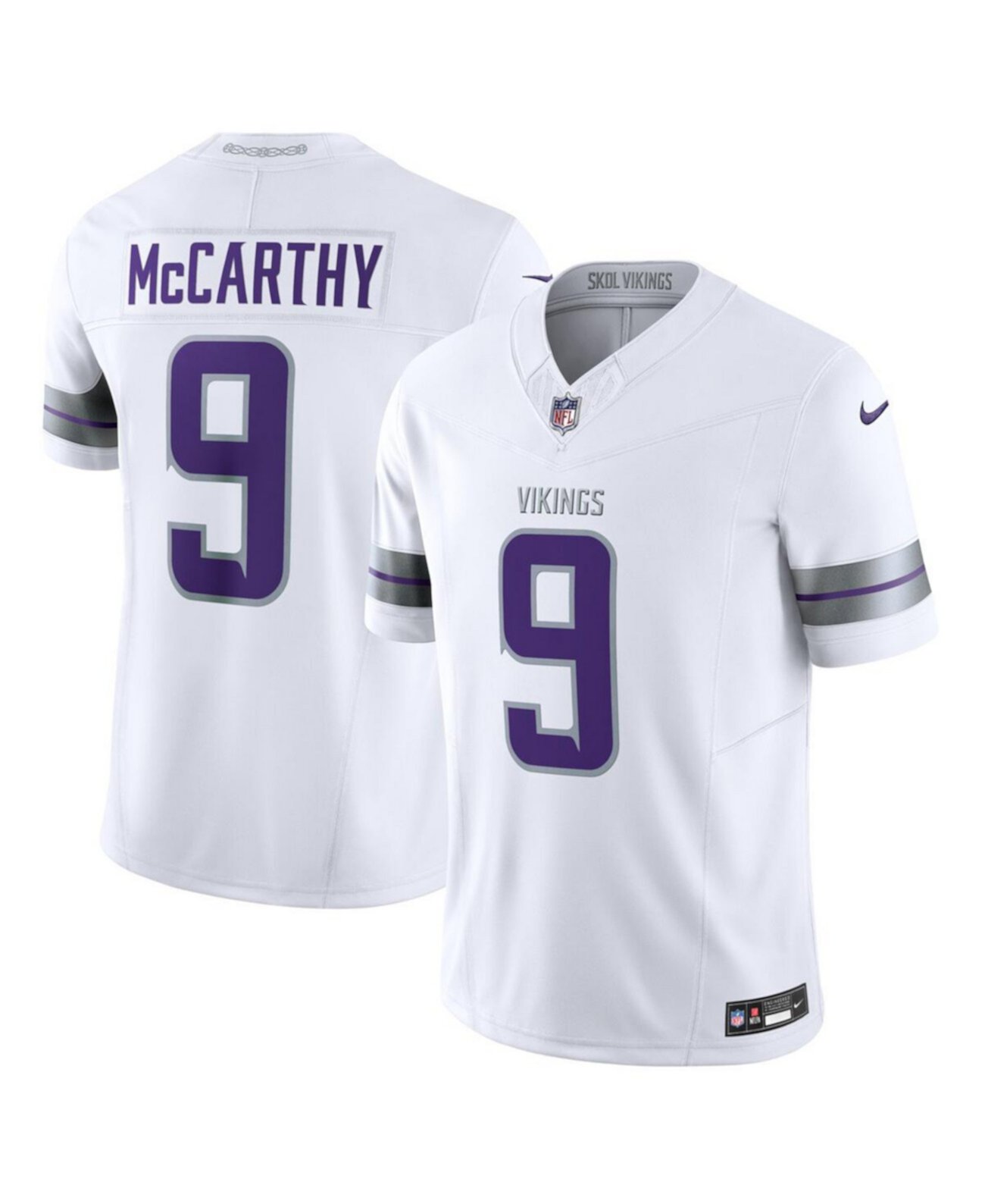 Men's J.J. McCarthy White Minnesota Vikings Vapor F.U.S.E. Limited Jersey Nike