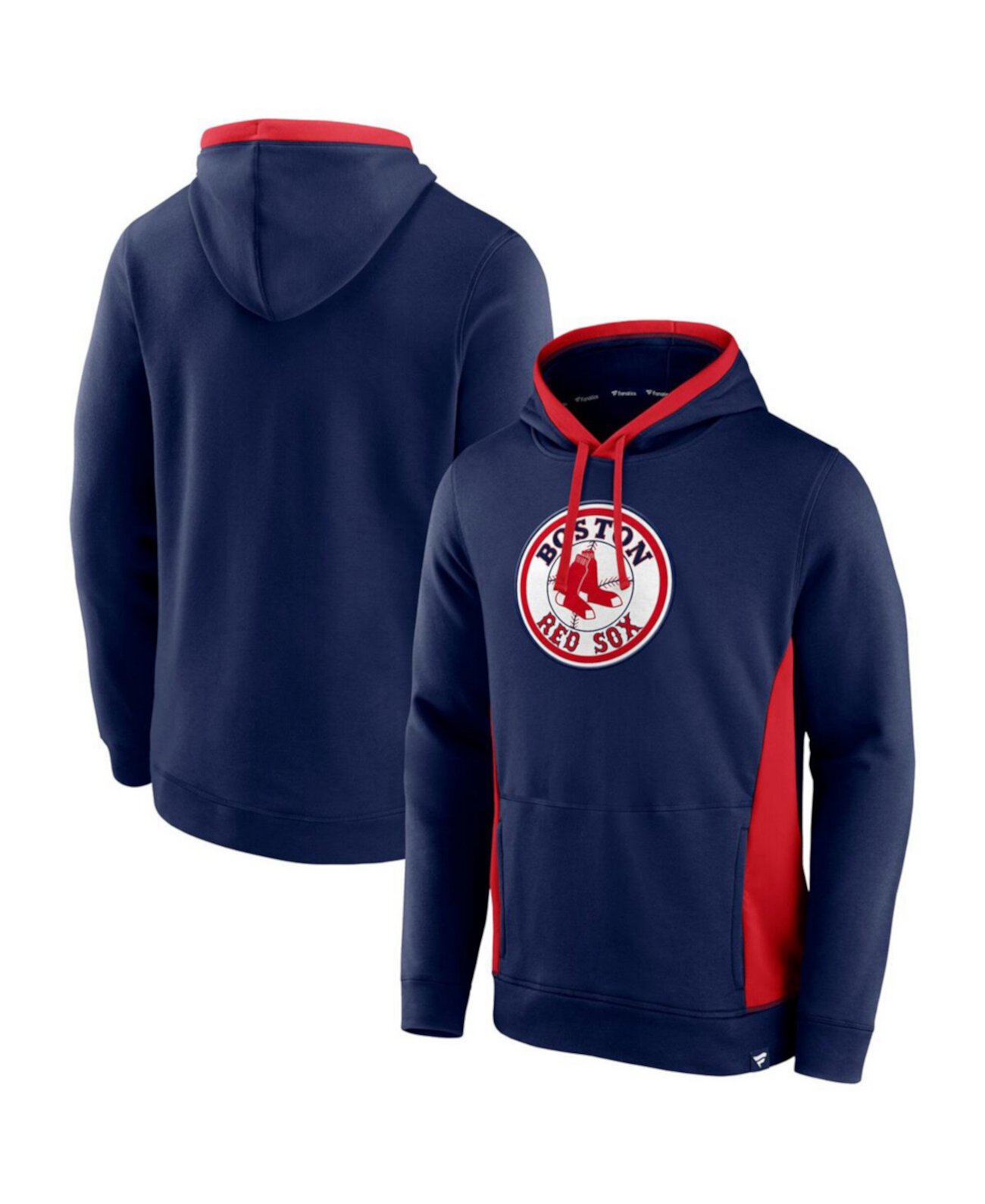 Men's Navy/Red Boston Red Sox True Classics Fanarama Pullover Hoodie Fanatics