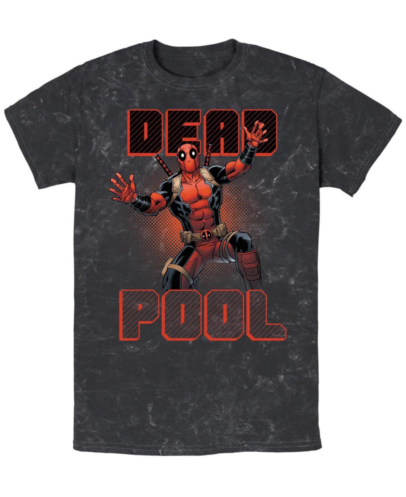 Men's Deadpool Short Sleeve Mineral Wash Tee Fifth Sun