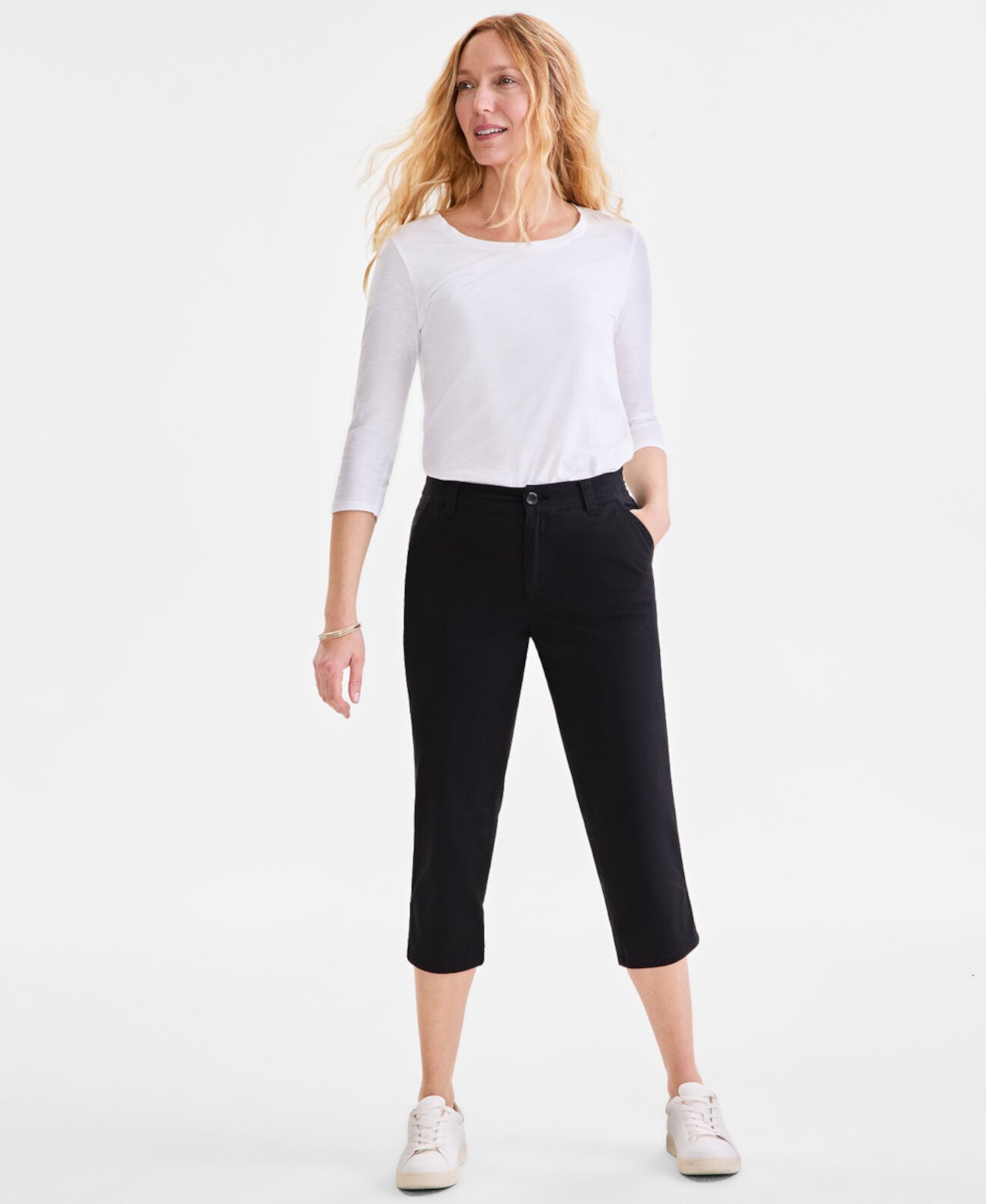 Women's Mid-Rise Comfort Waist Capri Pants, Exclusively at Macy's Style & Co