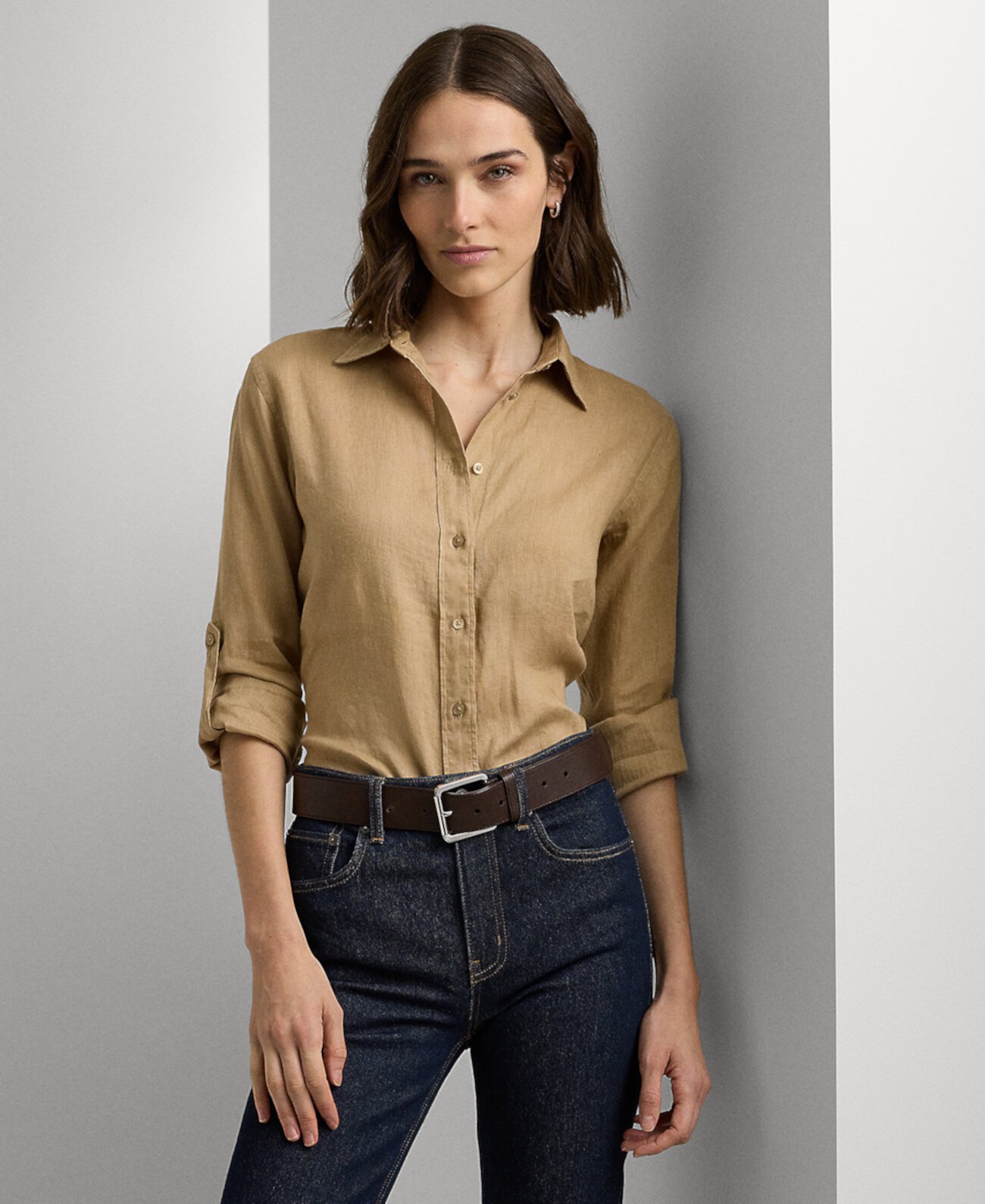 Petite Relaxed-Fit Linen Shirt LAUREN Ralph Lauren