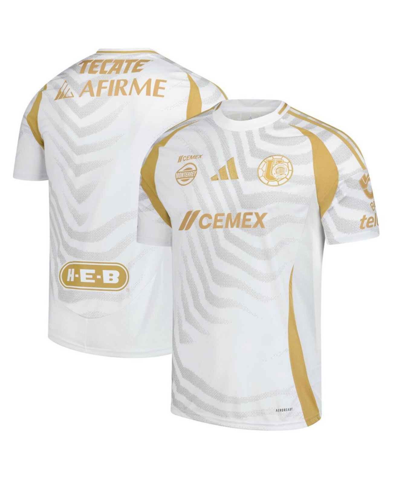 Men's White Tigres UANL 2024/25 Replica Jersey Adidas