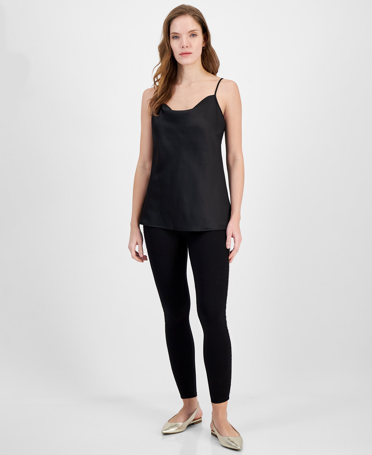 Women's Rhinestone Fitted Pull-On Leggings T Tahari