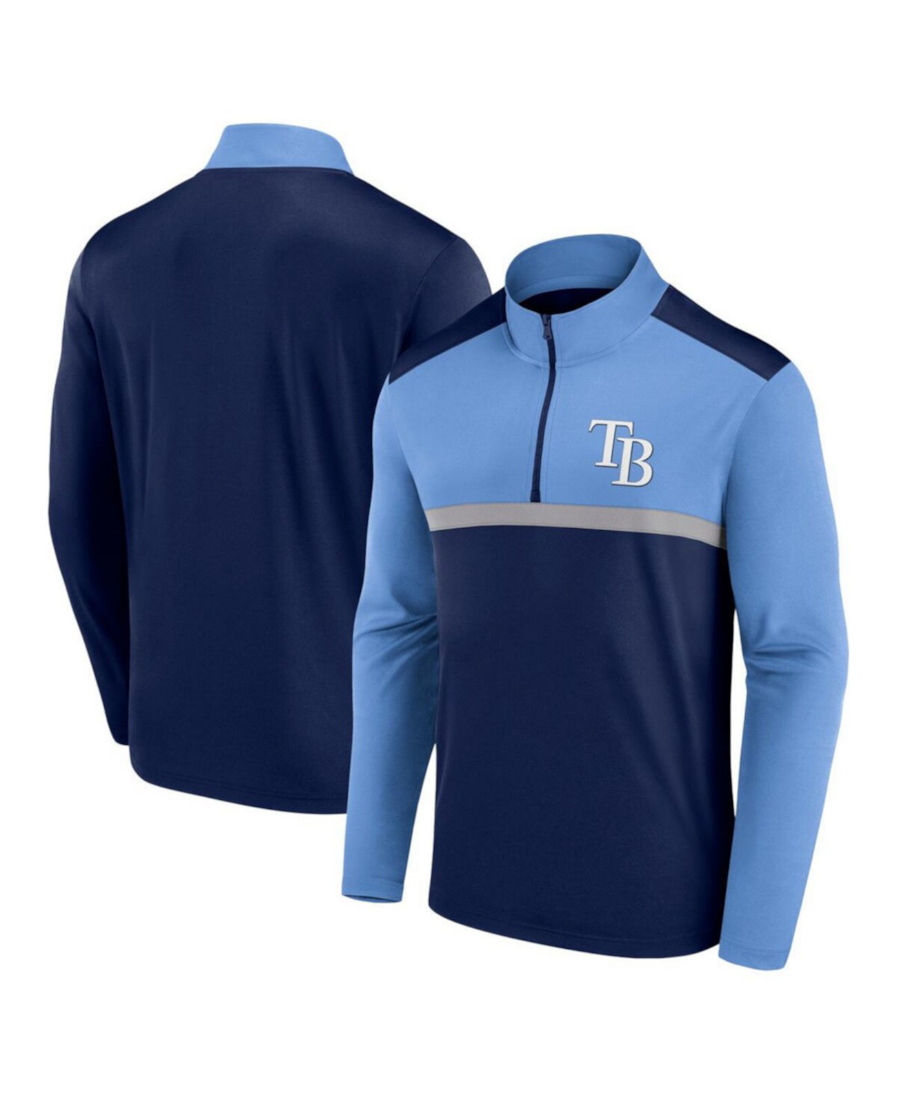 Men's Navy Tampa Bay Rays Unstoppable Quarter-Zip Top Fanatics