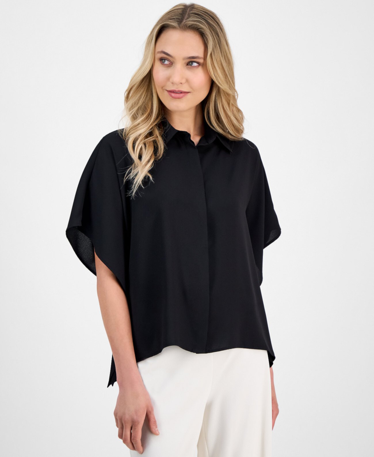 Women's Dolman-Sleeve Blouse Anne Klein