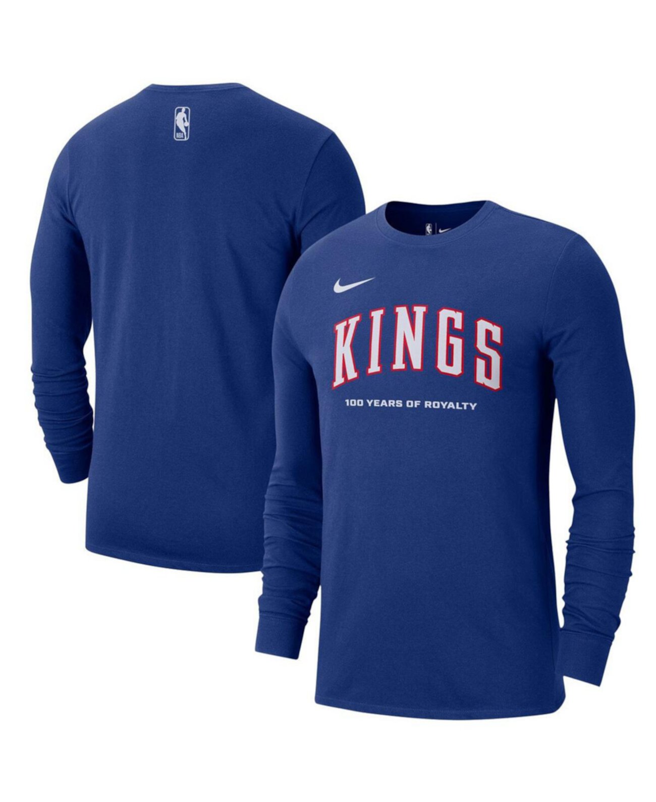 Men's Blue Sacramento Kings 2024/25 City Edition Essential Logo Long Sleeve T-Shirt Nike