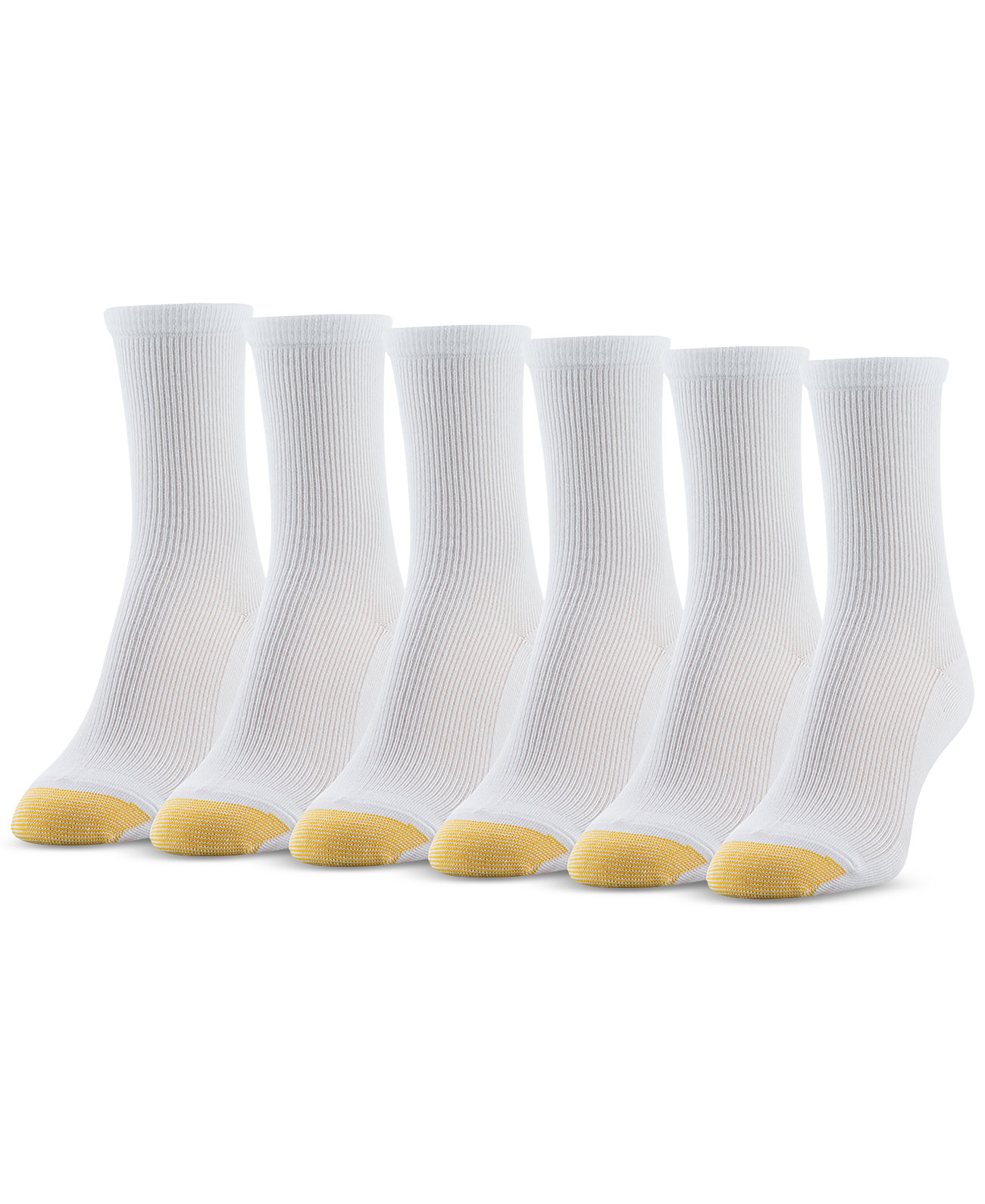 Women's 6-Pk. Refined Rib Perfect Fit Socks Gold Toe