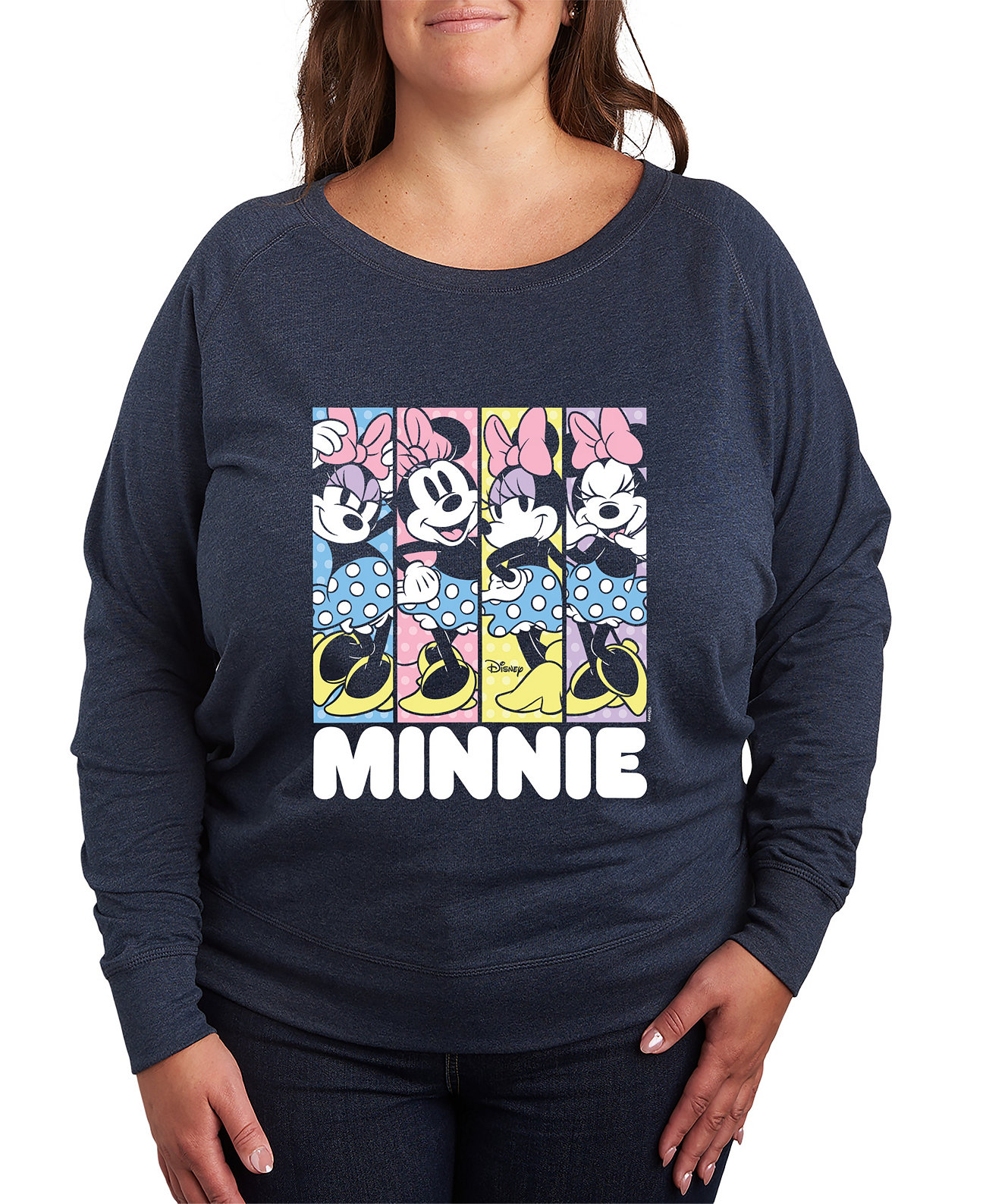 Plus Size Disney Minnie Graphic Pullover T-shirt Hybrid Apparel