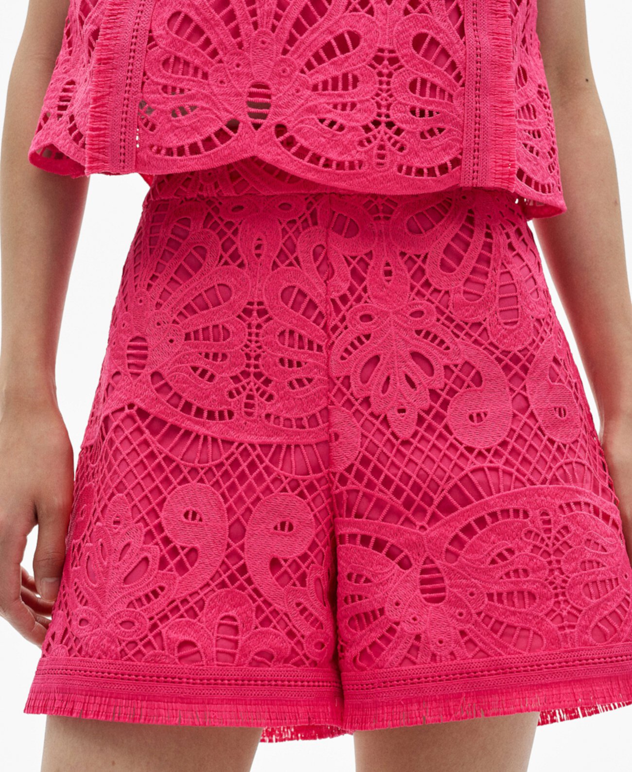 Women's Crochet Knitted Shorts Mango