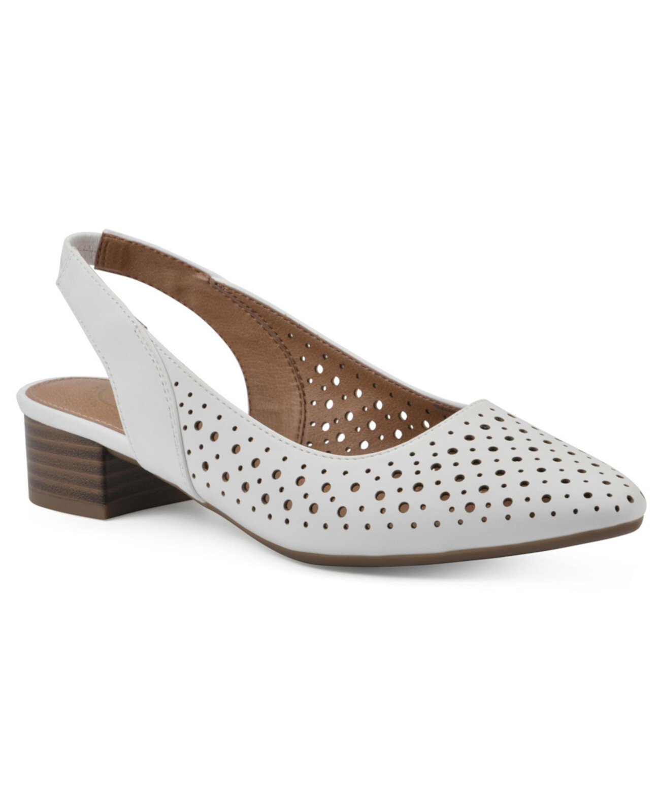 Women's Boronic Pointy Toe Pumps White Mountain