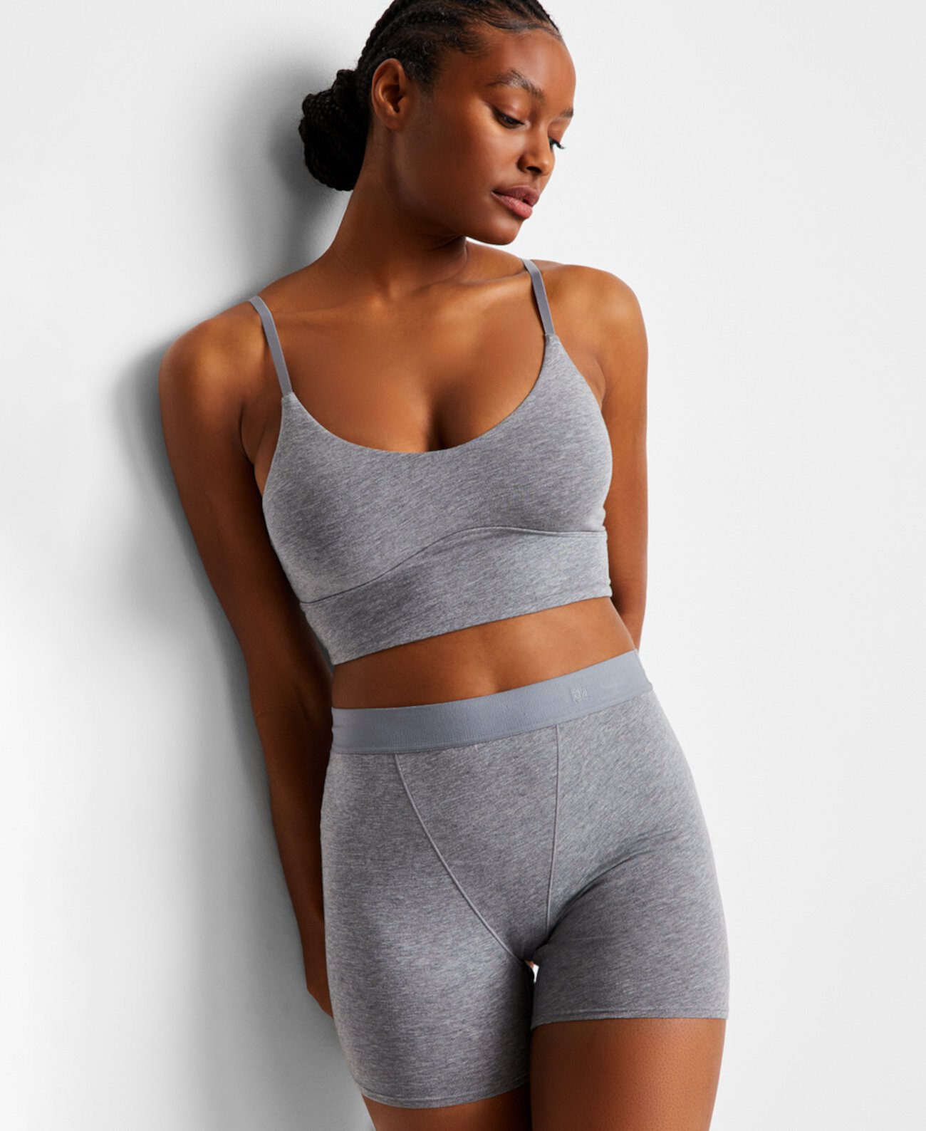 Women's Longline Cropped Bralette, Exclusively at Macy's State of Day