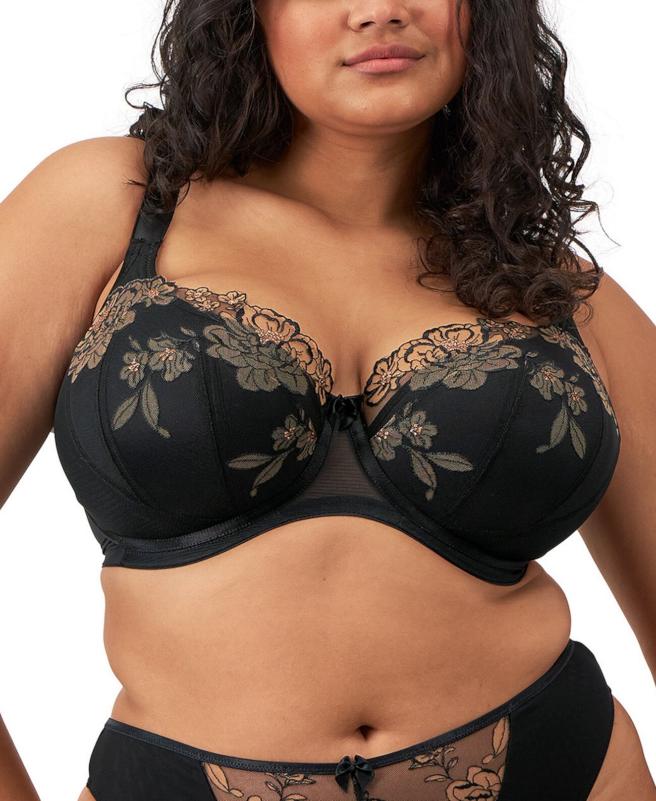 Women's Teagan Underwire Padded Half Cup Bra Elomi