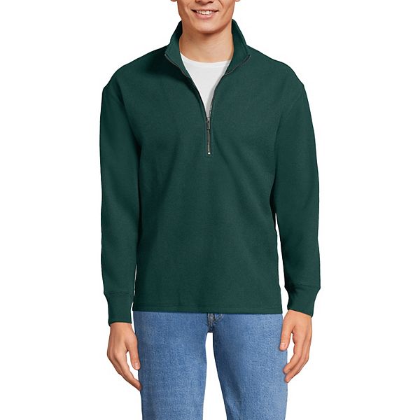 Men's Lands' End Wool Blend Half Zip Pullover Lands' End