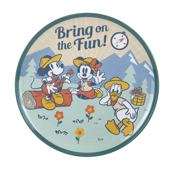 Disney's Mickey Mouse & Friends Melamine Camp Mickey Salad Plate by Celebrate Together™ Summer Celebrate Together