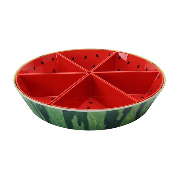 Celebrate Together™ Summer Watermelon Melamine Divided Serving Bowl Celebrate Together