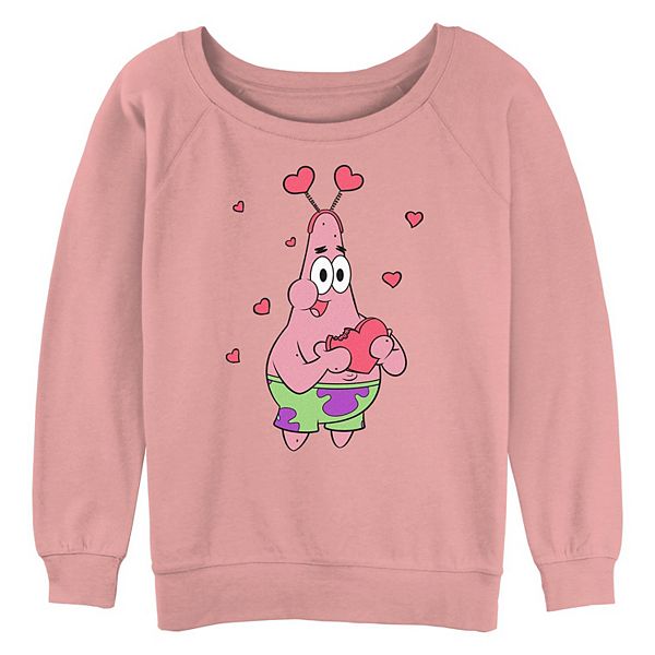 Juniors' Nickelodeon SpongeBob SquarePants Patrick Love Star Graphic Pullover Nickelodeon