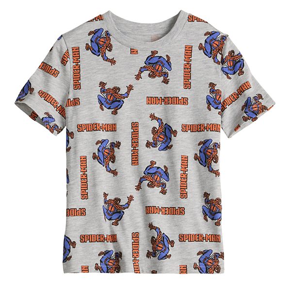 Boys 4-12 Jumping Beans® Marvel Spider-Man All Over Print Graphic Tee Jumping Beans