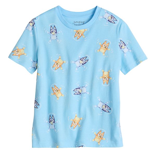 Boys 4-12 Jumping Beans® Bluey & Bingo All Over Print Graphic Tee Jumping Beans