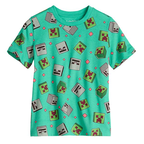 Boys 4-12 Jumping Beans® Minecraft All Over Print Graphic Tee Jumping Beans