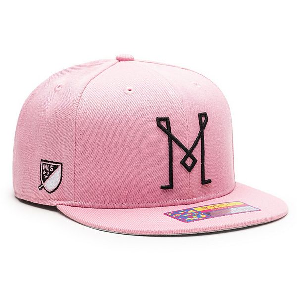 Unisex  Pink Inter Miami CF Dawn Snapback Hat Fan Ink