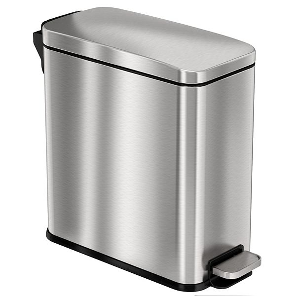 HLS Commercial 3-Gallon / 11.4-Liter Fire Resistant Step Trash Can HLS Commercial